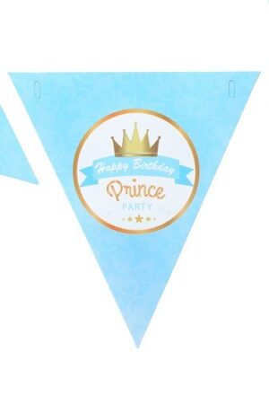 Baner Happy Birthday Prince niebieski