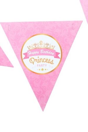 Baner Happy Birthday Princess różowy