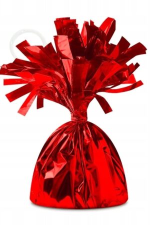 Ciężarek , obciążnik do balonów czerwony