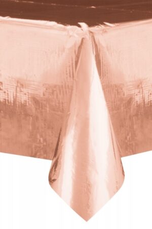 Obrus foliowy rose gold 137x274 cm