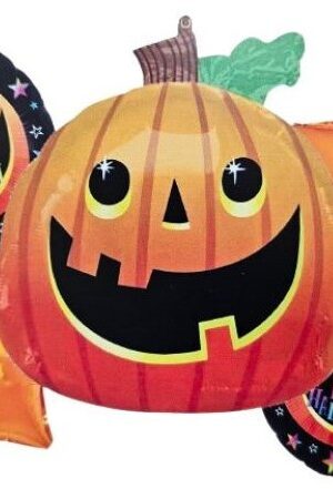 Balon foliowy Halloween Dynia zestaw 5szt