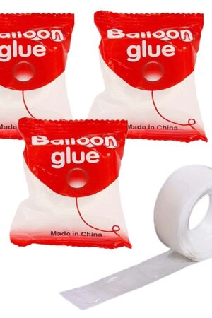 Klej do balonów , kropki klejowe 25szt