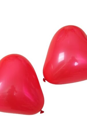 Balon lateksowy serce czerwone 50szt 10cali