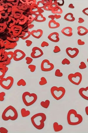 Konfetti foliowe 15g serca Walentynki