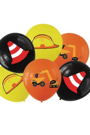 Balon lateksowy Maszyny Budowlane, 12 cali 6szt