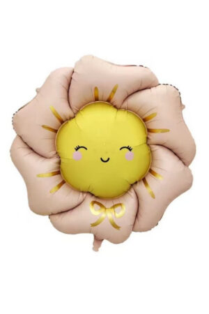 Balon foliowy uśmiechnięty Kwiatek  101x103cm