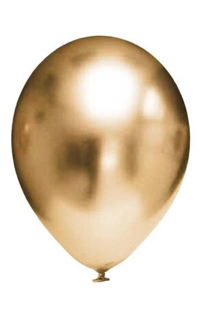 Balon lateksowy gigant 18 cali 45 cm złoty chrom 20szt , stare złoto