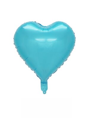 Balon foliowy serce 18 cali 45 cm niebieski 50szt