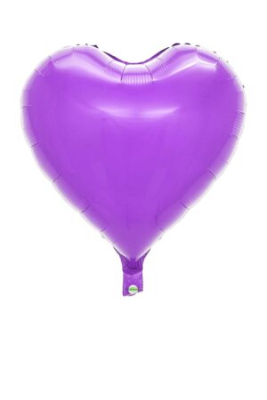 Balon foliowy serce 18 cali 45 cm fioletowy 50szt