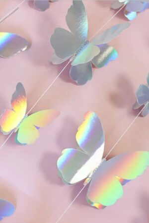 Girlanda Motyle holo ,papierowa 2m