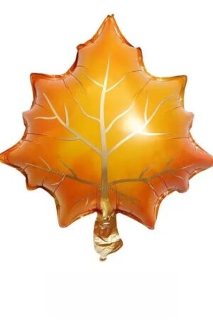 Balon foliowy liść jesienny 60x50cm