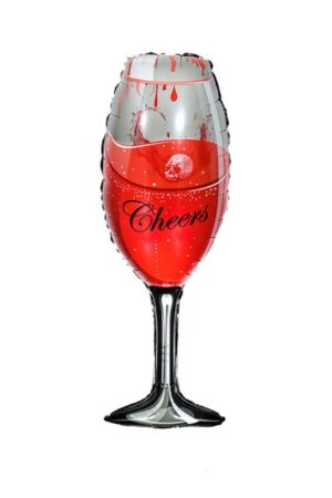 Balon kieliszek Cheers Halloween 38x98cm