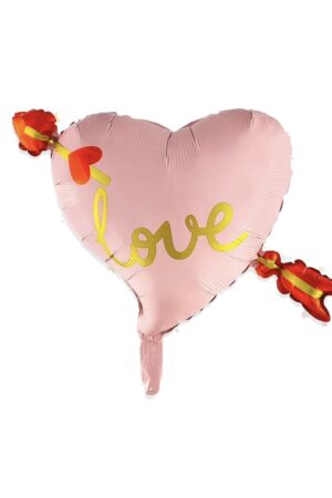 Balon foliowy serce 65x72cm Love