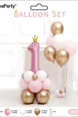 Girlanda balononowa zestaw balonów na roczek 29szt