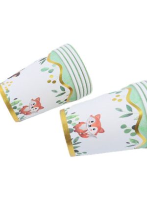 Kubeczki papierowe Zwierzątka leśne 6szt