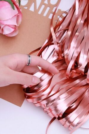 Kurtyna imprezowa matowy rose gold 100x200cm