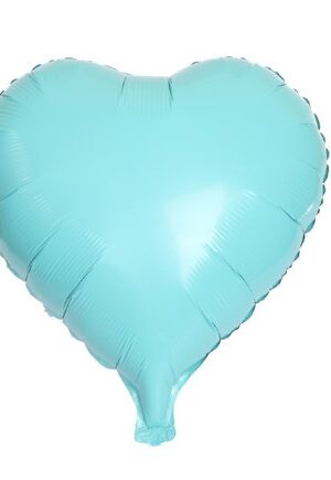 Balon foliowy serce 18 cali 45 cm pastelowy niebieski 50szt