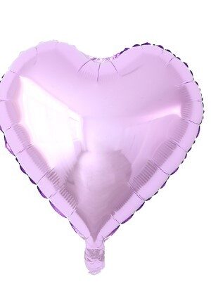 Balon foliowy serce 18 cali 45 cm jasny fiolet