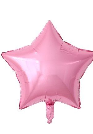 Balon foliowy gwiazda 18 cali 45 cm  różowy