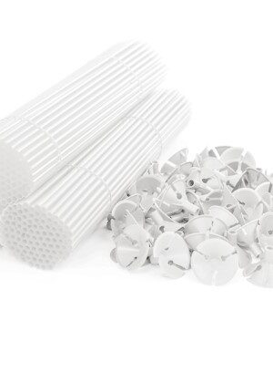Patyczki do balonów białe 100szt