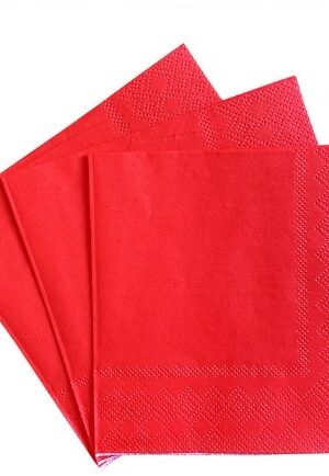 Serwetki czerwone 20szt