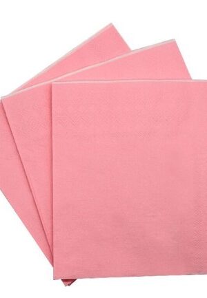 Serwetki różowe 20szt