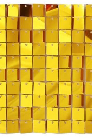 Panel panele cekinowe złote  30x30