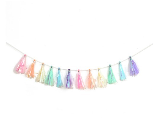 Girlanda Dekoracyjna Frędzle Opalizująca