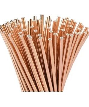 Słomki rose gold 10szt