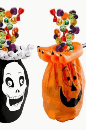 Worek na cukierki łapka Dynia Czaszka