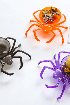 Talerz Pająk na cukierki Halloween