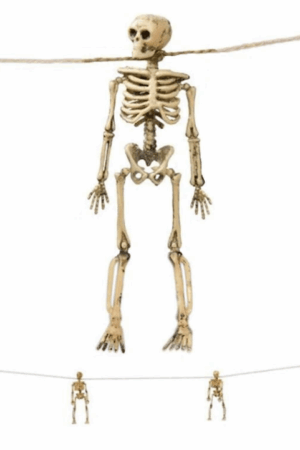 Girlanda Szkielet Kościotrup 152cm