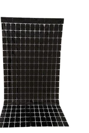 Kurtyna imprezowa czarna 100x200cm panelowa