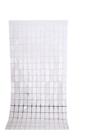 Kurtyna imprezowa srebrna 100x200cm panelowa