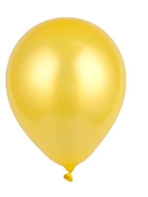 Balon lateksowy perłowy złoty metaliczny 10cali, 100szt