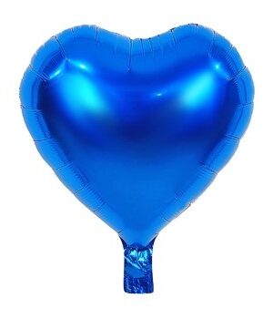 Balon foliowy serce 18 cali 45 cm granatowe