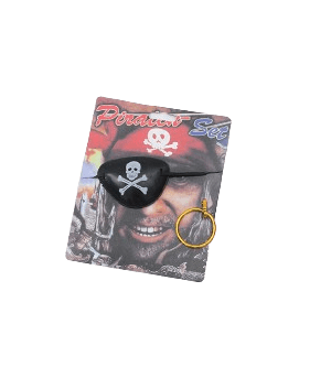 Opaska Pirata na oko, kolczyk