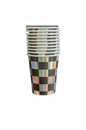 Kubeczki papierowe holo Racing 6szt