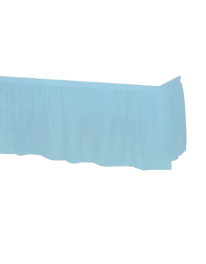 Obrus niebieski pastelowy 70 x 420cm dekoracja stołu