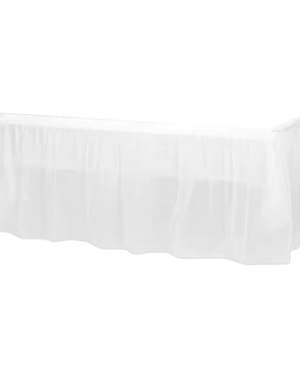 Obrus biały 70 x 420cm dekoracja stołu