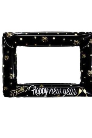 Balon foliowy Ramka do zdjęć Happy New Year 101x86cm