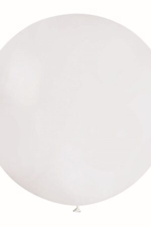 Balon lateksowy gigant 18 cali 45 cm pastelowy biały 3szt