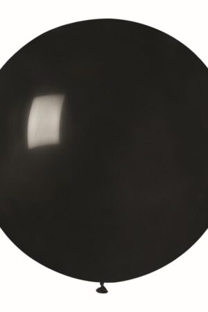 Balon lateksowy gigant 18 cali 45 cm pastelowy czarny 20szt