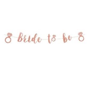Baner Bride To Be rose gold