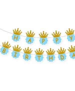 Baner Happy Birthday Niebieski