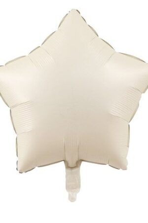 Balon foliowy gwiazda 18 cali Beżowy 50szt