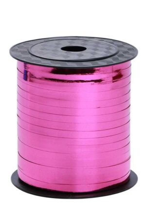 Wstążka fuksja błyszcząca 225m