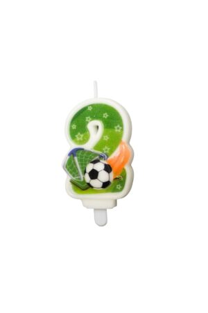 Świeczka piłka nożna cyfra 2
