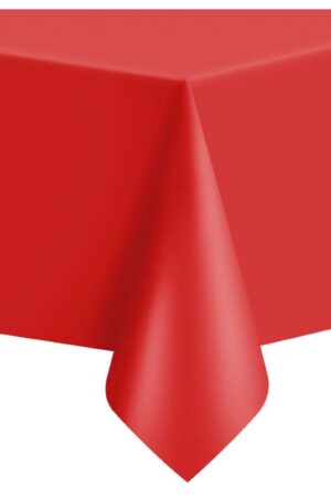 Obrus czerwony 137x274 cm