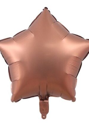 Balon foliowy gwiazda 18 cali Czekoladowy 50szt